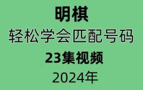 明棋24年轻松学会匹配号码23集视频