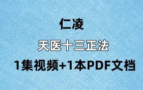仁凌天医十三正法1集视频+1本PDF文档