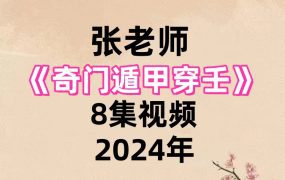 张老师奇门遁甲穿壬实战探讨字幕版教学视频8集