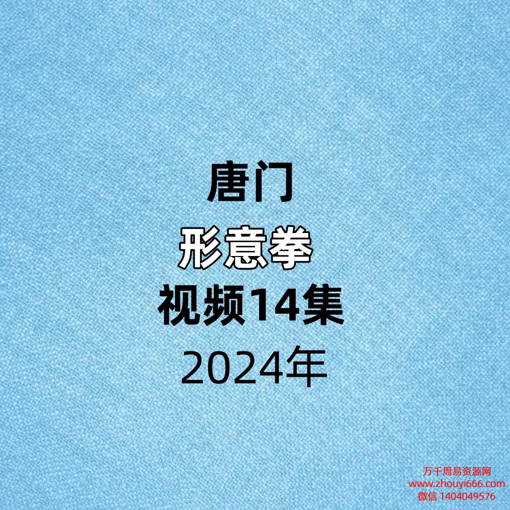 唐门形意拳 ,视频14集