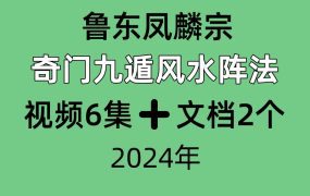 鲁东凤麟宗‬奇门九遁风水阵法视‬频6集➕文档2个