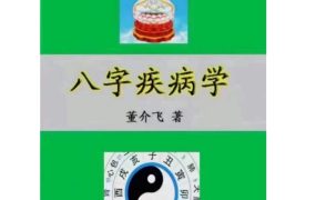 董介飞老师《八字疾病学》PDF383页电子文档
