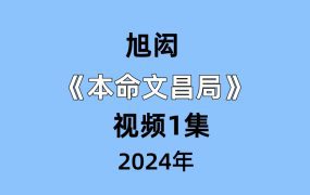 旭闳《本命文昌局》视频1集