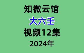 知微云馆的大六壬视频12集