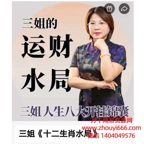 三姐十二生肖水局24集视频