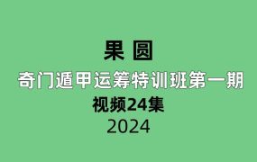 果圆奇门遁甲运筹特训班第一期24集视频