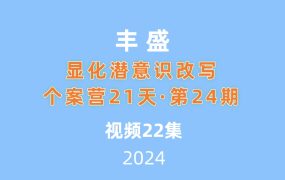 丰盛显化潜意识改写个案营21天·第24期 22集