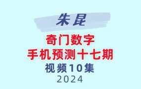 朱昆奇门数字手机预测十七期10集