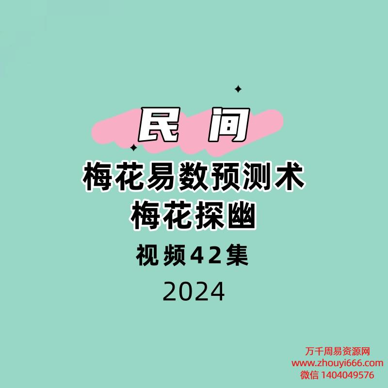 梅花易数预测术 梅花探幽42集视频