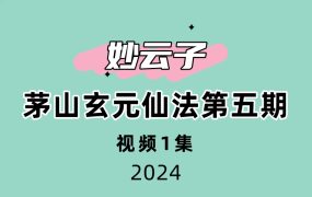 妙云子茅山玄元仙法第五期视频+文档