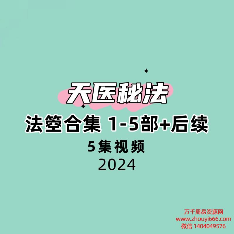法箜天医秘法合集 1-5部+后续