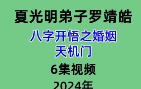 夏光明弟子罗靖皓《八字开悟之婚姻天机门》6集视频