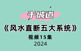 于城道《风水直断五大系统》15集视频