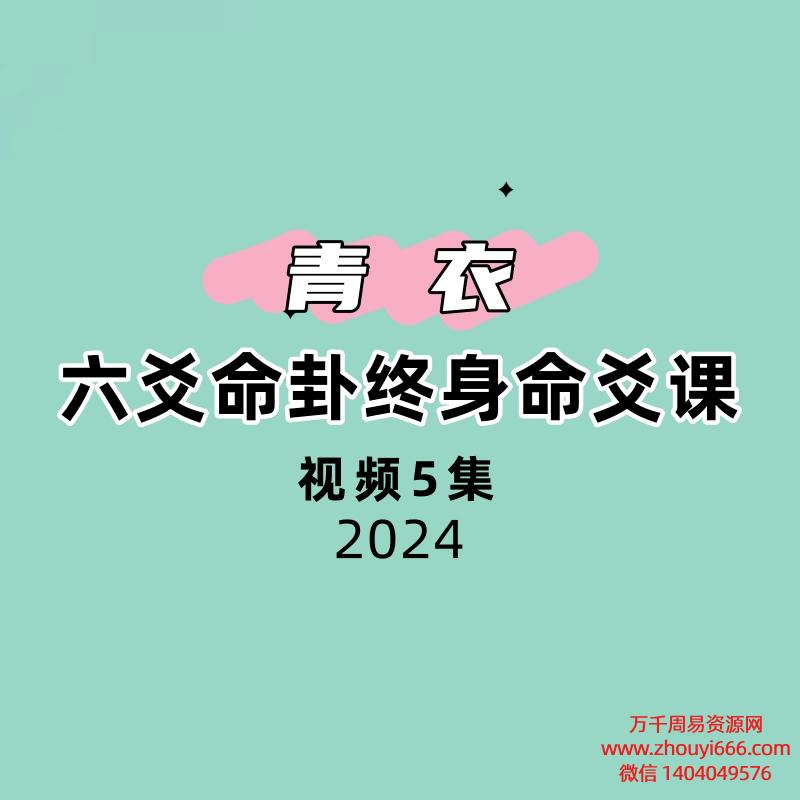 青衣六爻命卦终身 命爻课就是 青衣终身视频5集