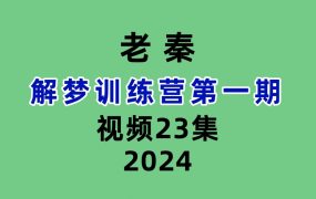 老秦解梦训练营第一期23集视频