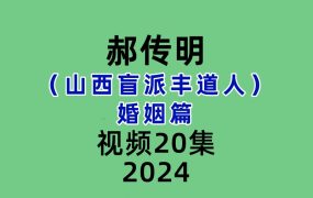 郝传明（山西盲派丰道人）婚姻篇视频20集