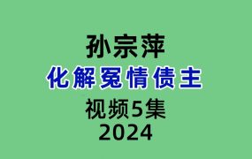 孙宗萍化解冤情债主视频5集