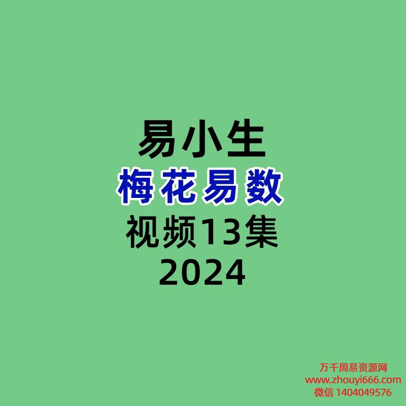 易小生梅花易数13集