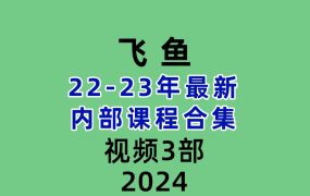 飞鱼22-23年最新内部课程合集