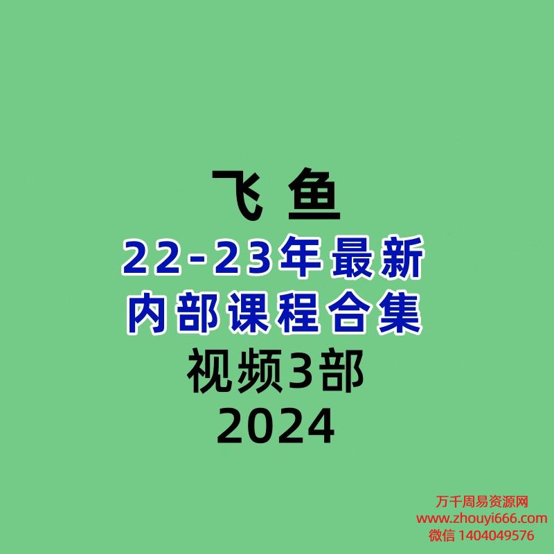 飞鱼22-23年最新内部课程合集