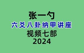 张一勺六爻八卦纳甲讲座24集视频