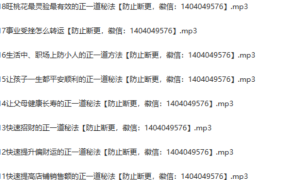 正一道教秘法催财，10集音频