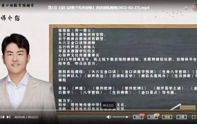 张瑞依传一居士大六壬金口诀预测术（弟子班）视频48集（玄易堂）