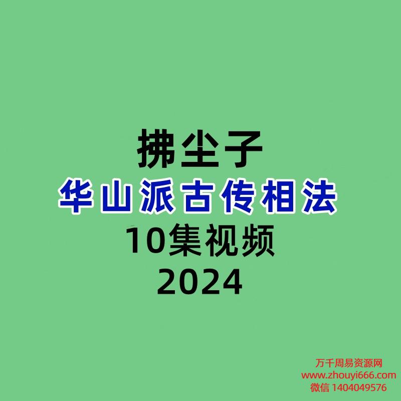 拂尘子华山派古传相法10集视频