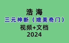 浩海三元神断（媲美奇门）视频+文档