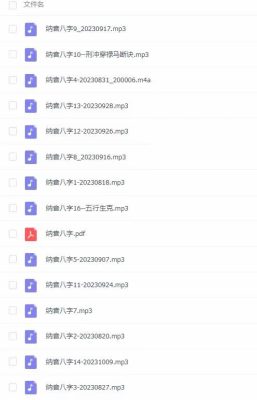 李林升道家纳音八字录音17讲+笔记