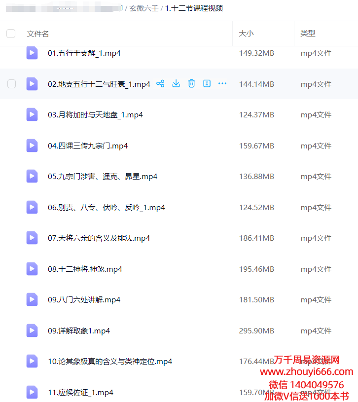 玄微大六壬视频+资料