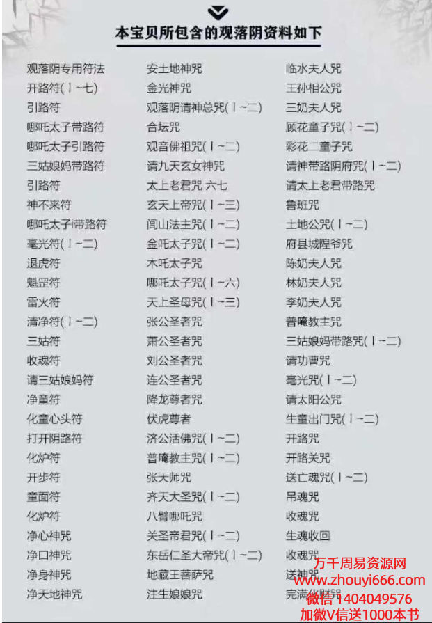 元辰宫观灵术 元神宫教学资料 观落阴视频！稀缺货