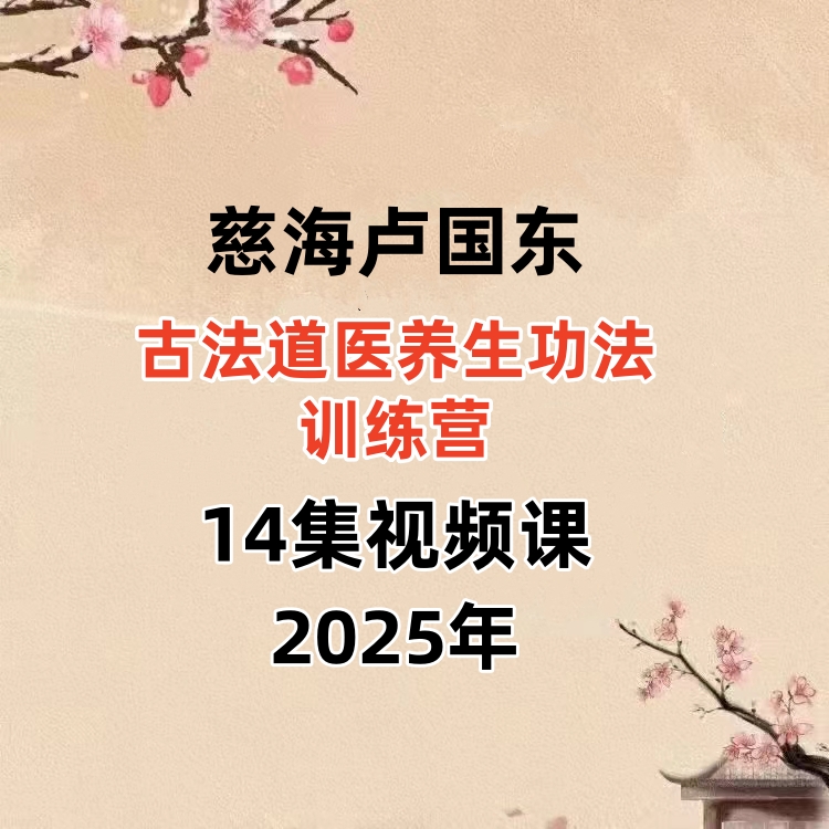 慈海卢国东 古法道医养生功法训练营14集视频课