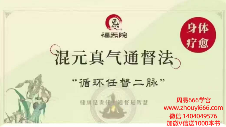 《混元真气通督法》.循环任督二脉视频8集