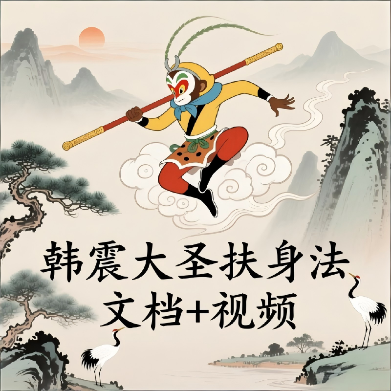 韩震大圣扶身法 文档+视频