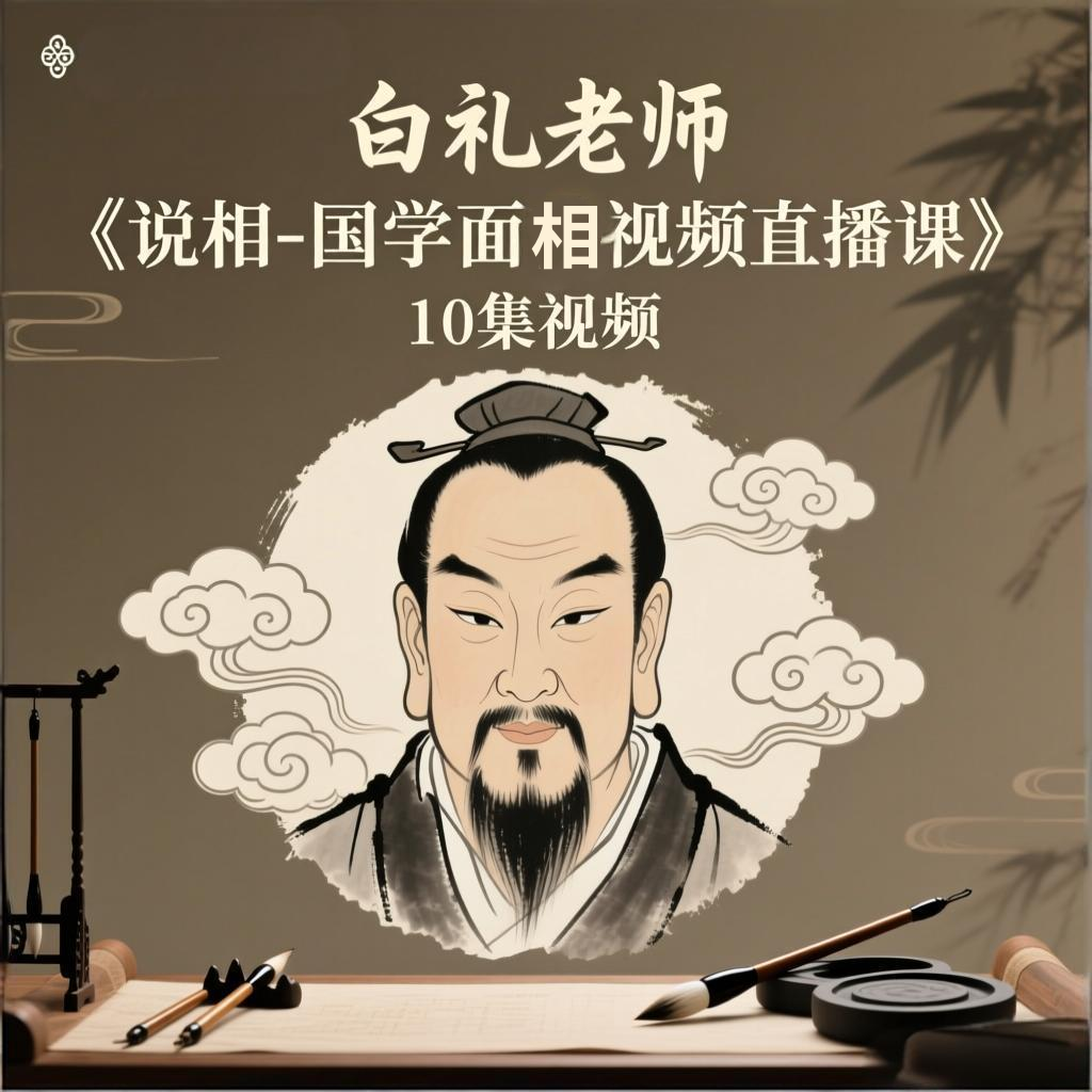 白礼老师《白礼说相-国学面相视频直播课》10集视频