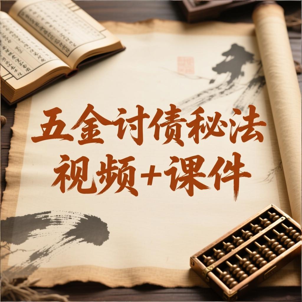 五金讨债秘法 视频+课件