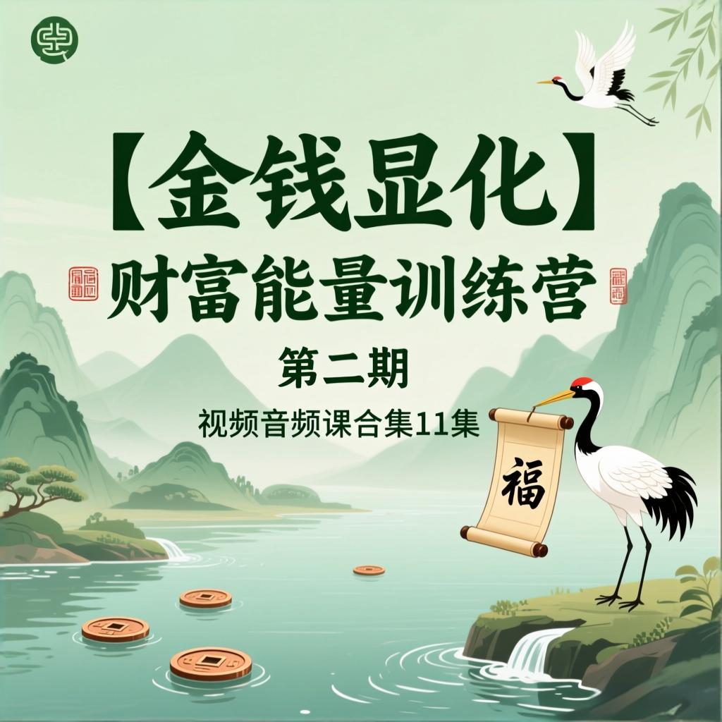 【金钱显化】财富能量训练营 第二期视频音频课合集11集