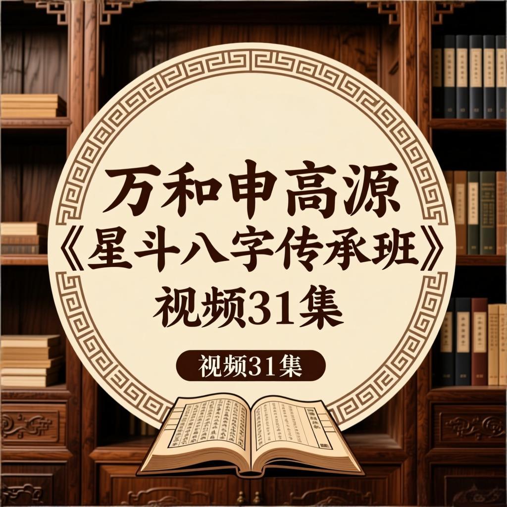 万和申高源《星斗八字传承班》视频31集
