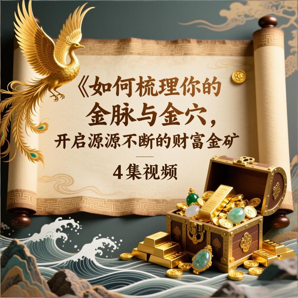 《如何梳理你的金脉与金穴,开启源源不断的财富金矿》4集视频