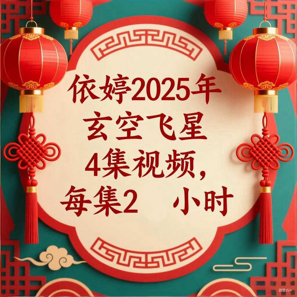 依婷25年玄空飞星4集视频,让您的房子变成旺运磁场 ,每集2个多小时