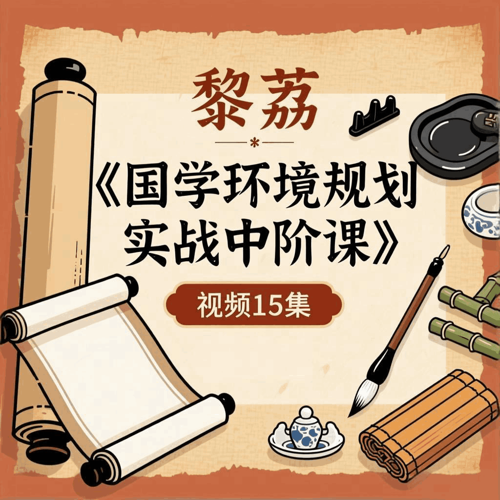 黎荔《国学环境规划‮战实‬中阶课》视频15集