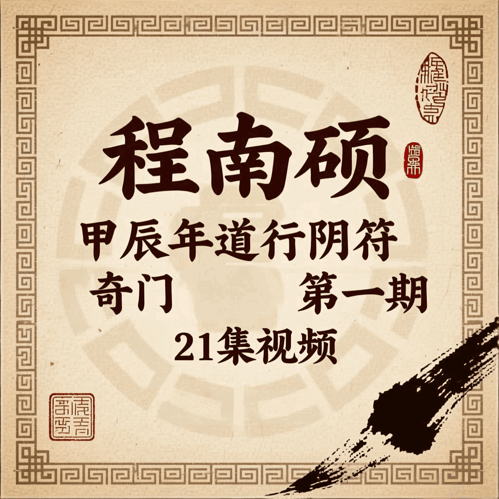 程南硕甲辰年道衍阴符（奇门遁甲）第一期21集视频