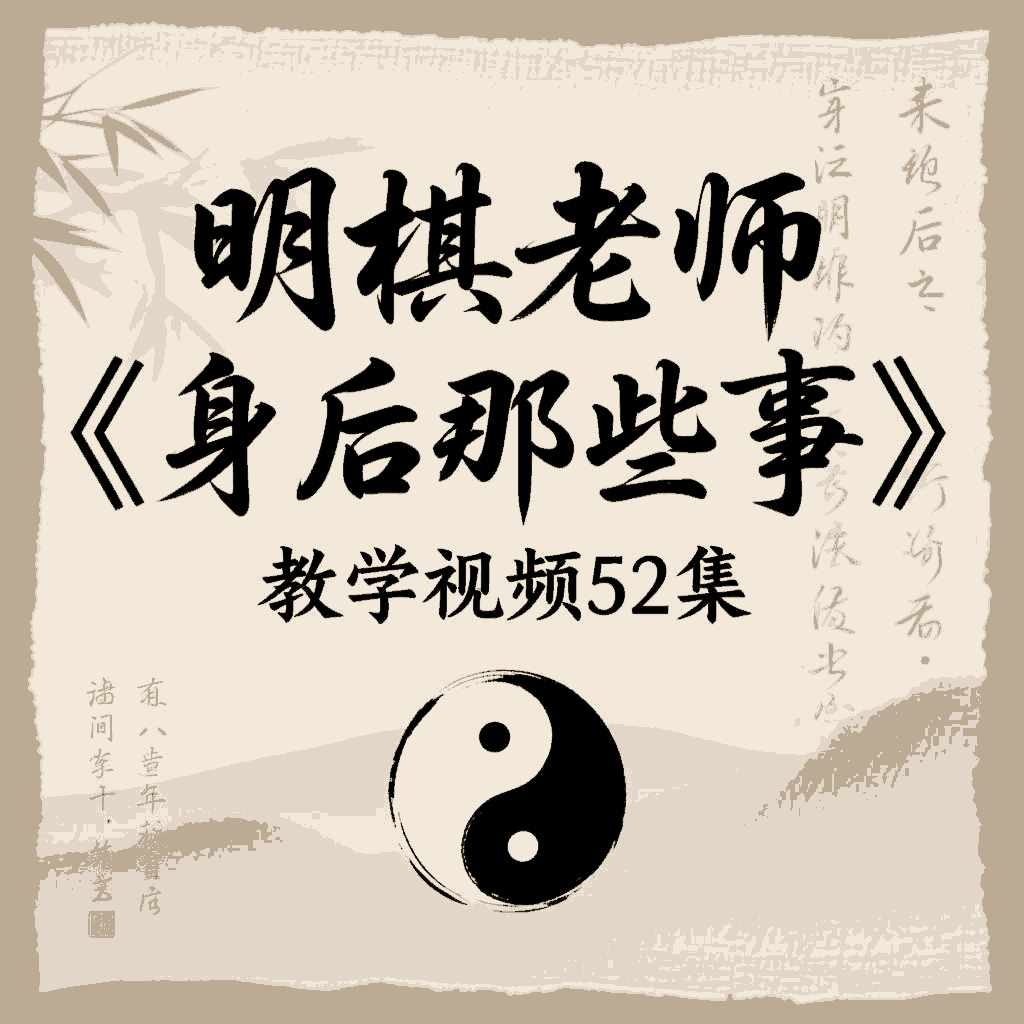 明棋老师《身后那些事》教学视频52集