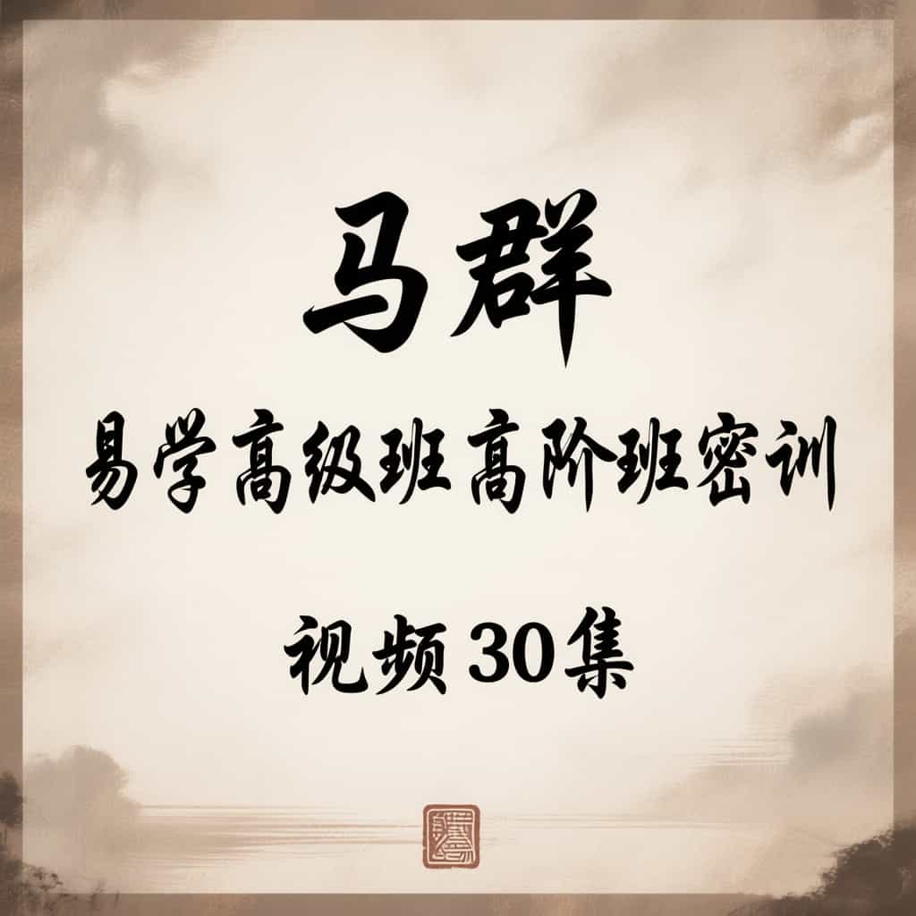 马群易学高级班高阶班密训视频30集