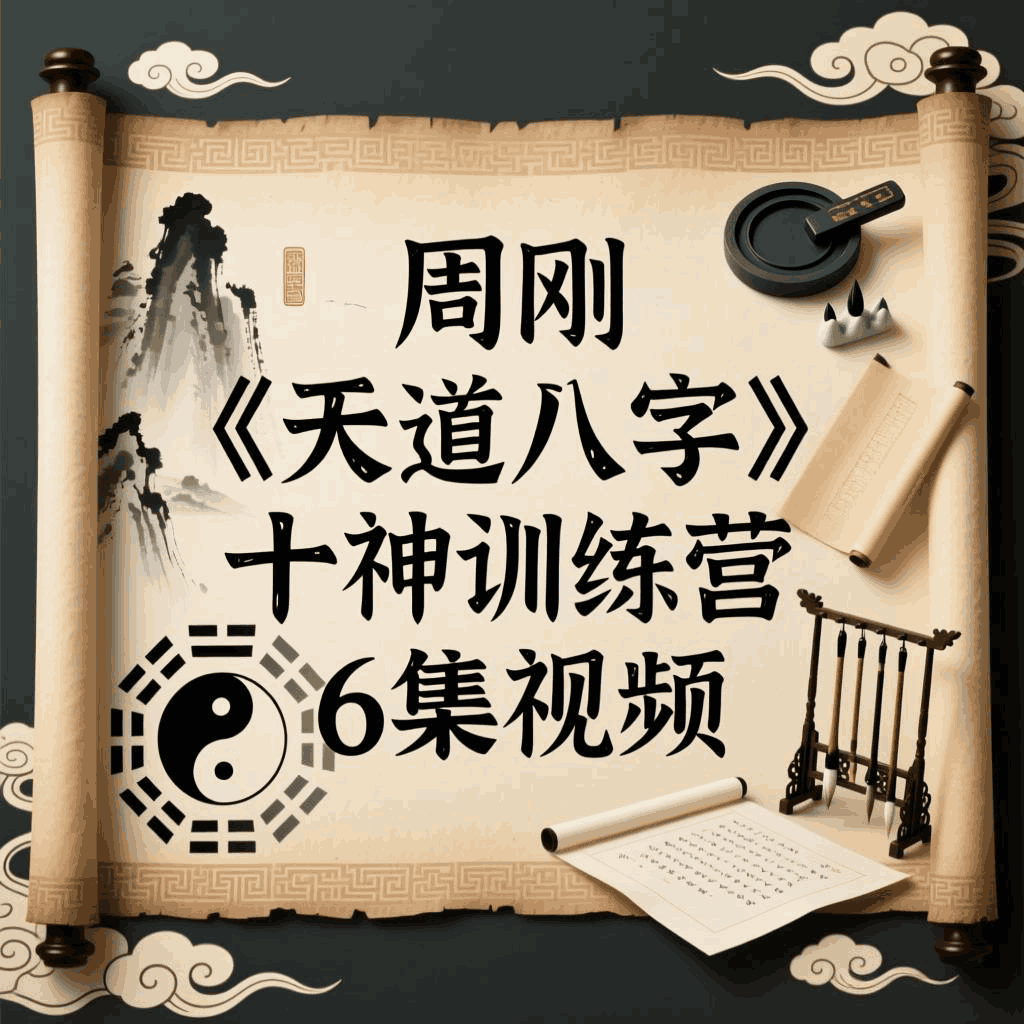 周刚《天道八字》十神训练营6集视频