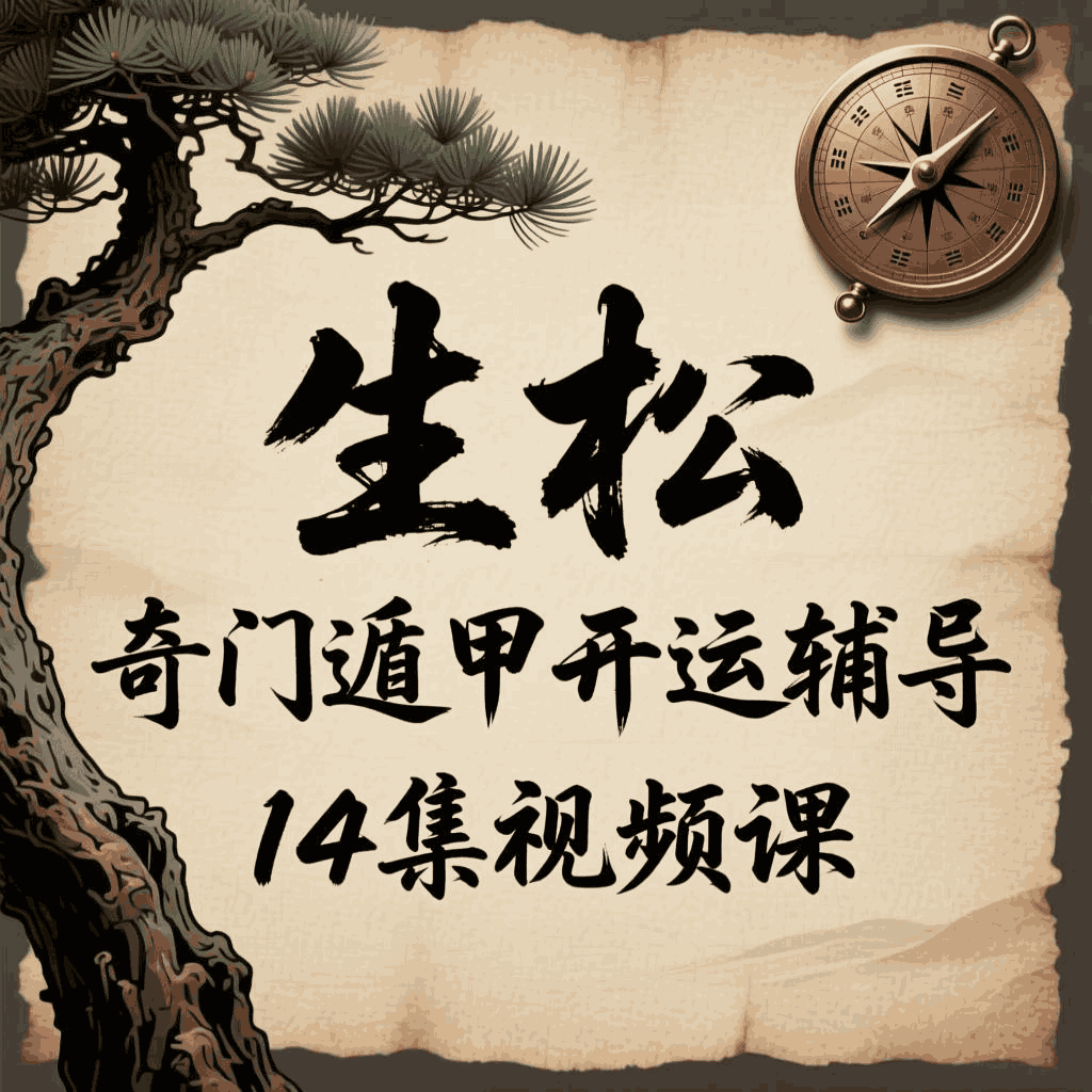 生松奇门遁甲开运辅导14集视频课
