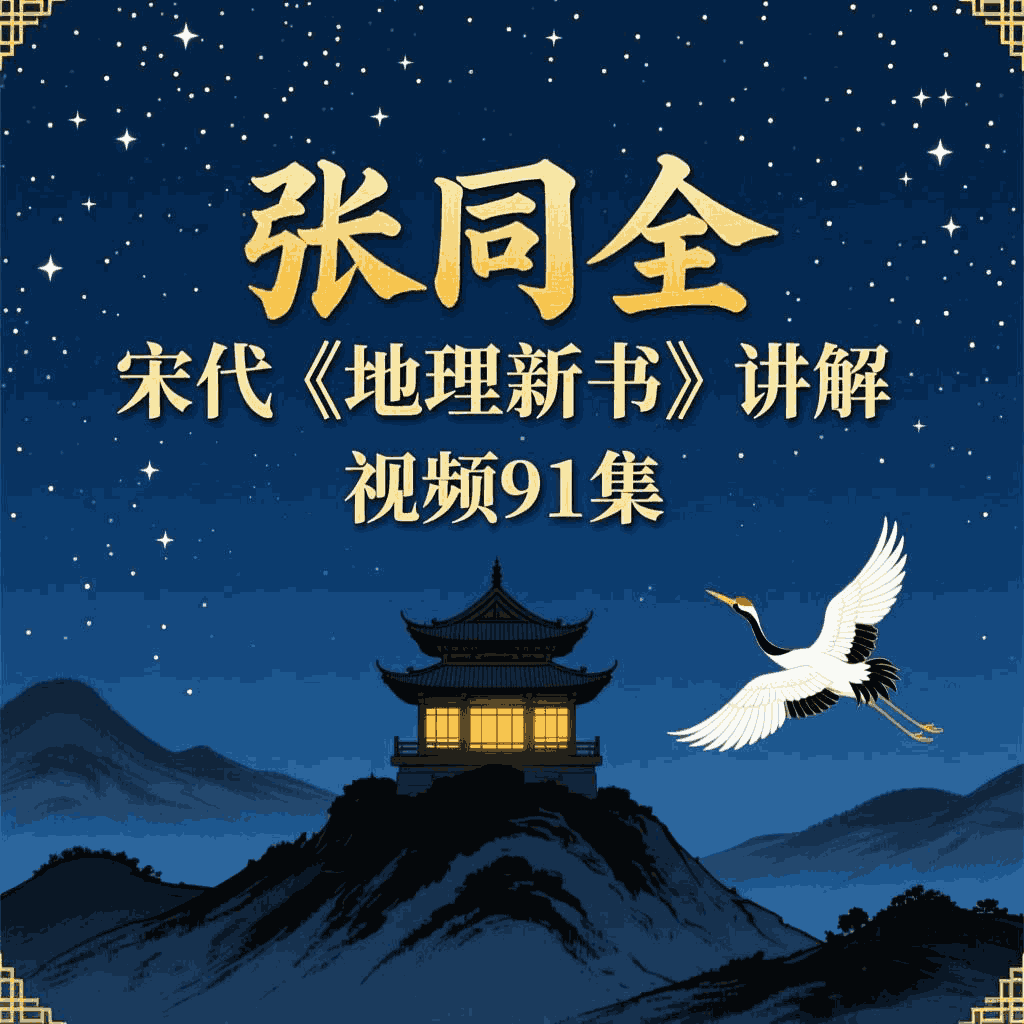 张同全宋代《地理新书》讲解视频91集