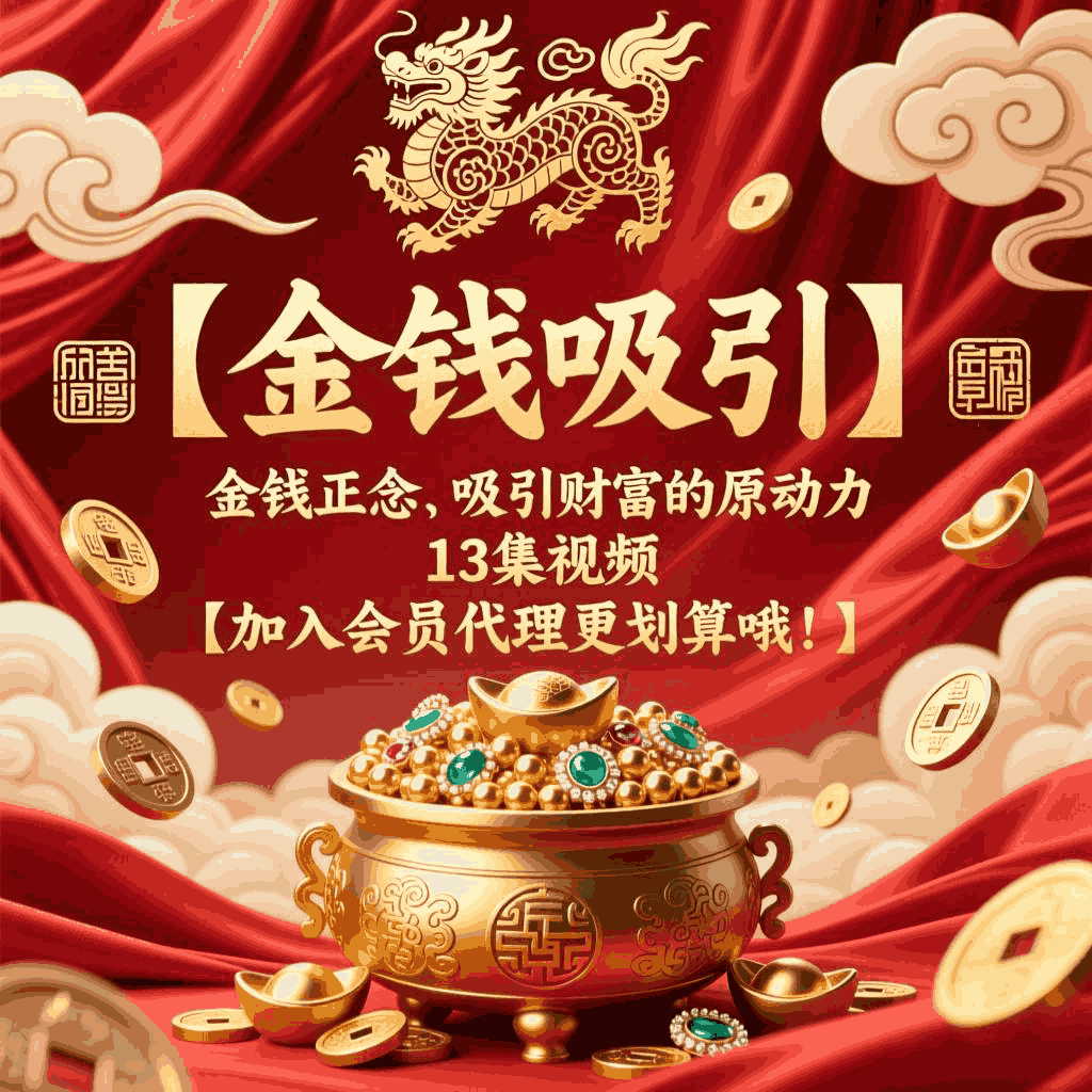 【金钱吸引】金钱正念 · 吸引财富的原动力13集视频