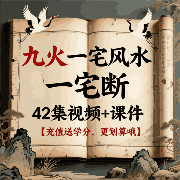 九火一宅风水 一宅断42集视频+课件Y